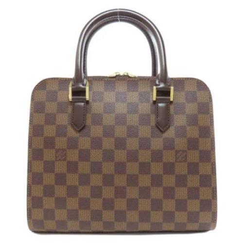 Louis Vuitton Vintage Pre-owned Canvas handvskor Brown, Dam