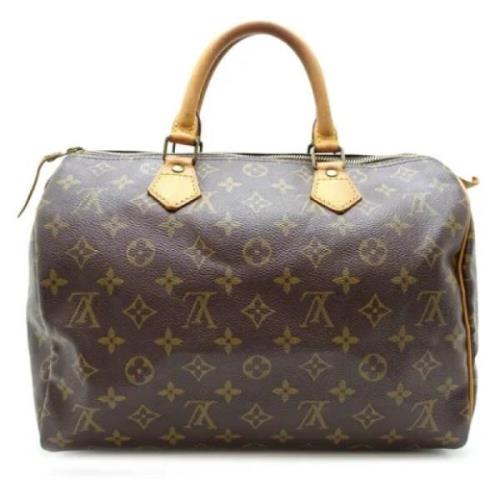 Louis Vuitton Vintage Pre-owned Canvas handvskor Brown, Dam