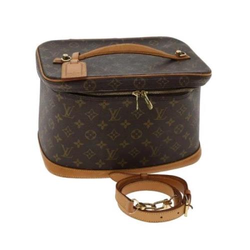 Louis Vuitton Vintage Pre-owned Canvas handvskor Brown, Dam