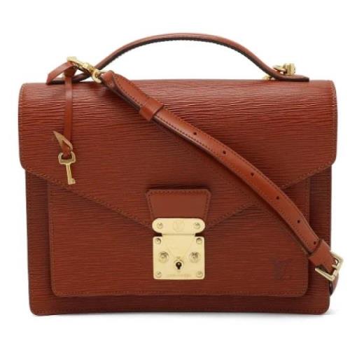 Louis Vuitton Vintage Pre-owned Laeder handvskor Red, Dam