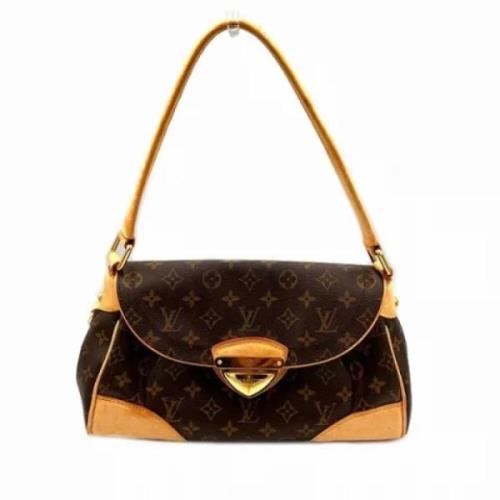 Louis Vuitton Vintage Pre-owned Tyg louis-vuitton-vskor Brown, Dam