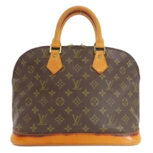 Louis Vuitton Vintage Pre-owned Canvas handvskor Brown, Dam