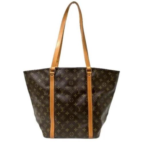 Louis Vuitton Vintage Pre-owned Canvas handvskor Brown, Dam