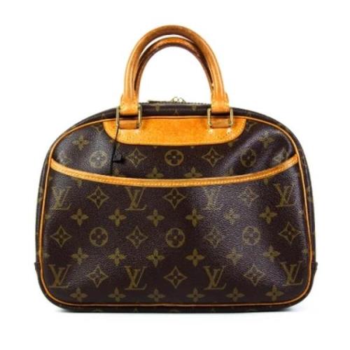 Louis Vuitton Vintage Pre-owned Canvas handvskor Brown, Dam