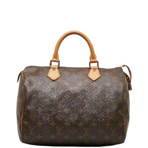 Louis Vuitton Vintage Pre-owned Canvas handvskor Brown, Dam