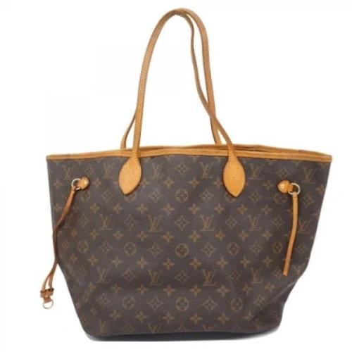 Louis Vuitton Vintage Pre-owned Tyg axelremsvskor Brown, Dam