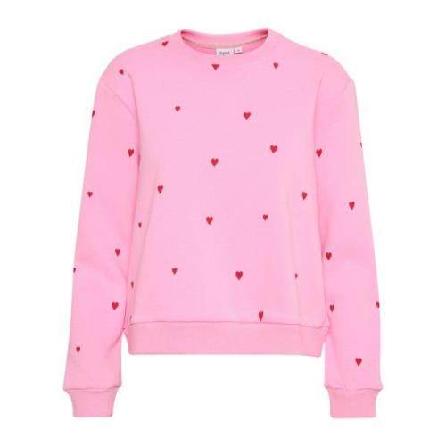 Saint Tropez Mjuk och Skön Dagnasz Sweatshirt Pink, Dam