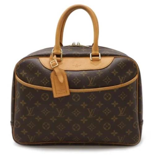 Louis Vuitton Vintage Pre-owned Canvas handvskor Brown, Dam