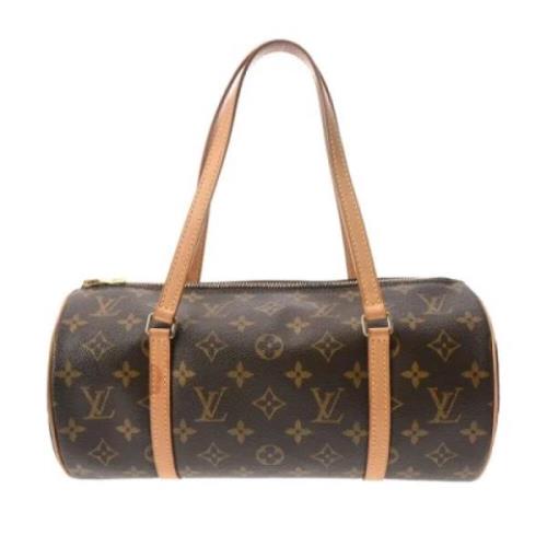 Louis Vuitton Vintage Pre-owned Canvas handvskor Brown, Dam