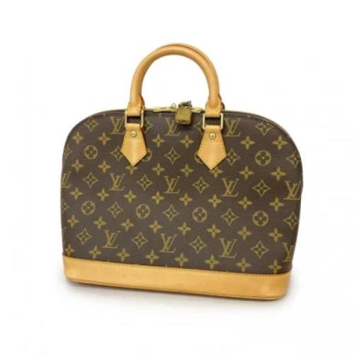 Louis Vuitton Vintage Pre-owned Tyg louis-vuitton-vskor Brown, Dam