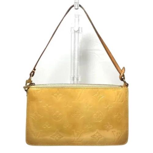 Louis Vuitton Vintage Pre-owned Laeder handvskor Yellow, Dam