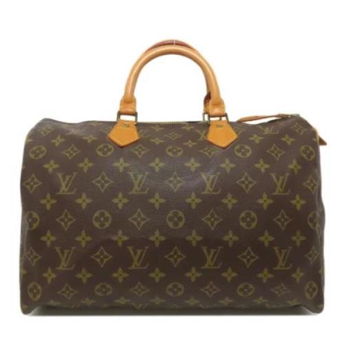 Louis Vuitton Vintage Pre-owned Canvas handvskor Brown, Dam