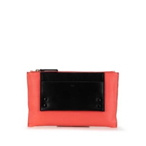 Chloé Pre-owned Pre-owned Laeder handvskor Red, Dam