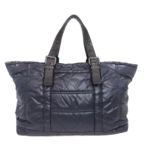 Bottega Veneta Vintage Pre-owned Laeder totevskor Blue, Dam