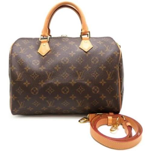 Louis Vuitton Vintage Pre-owned Tyg handvskor Brown, Dam