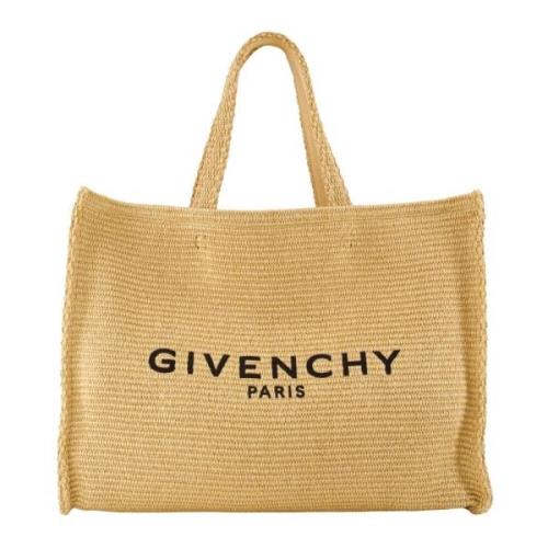 Givenchy Beige Raffia Toteväska Beige, Dam