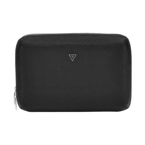 Guess Svart Kub Clutch Handväska Black, Herr