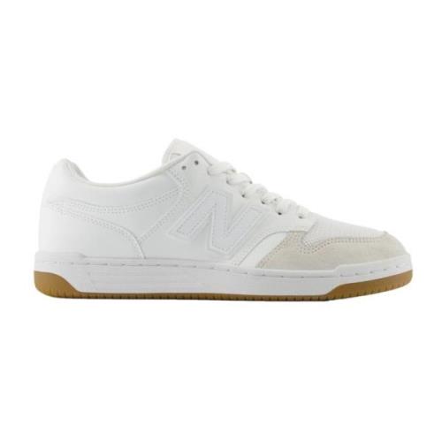 New Balance Läder sneakers - Vit Blancs White, Herr