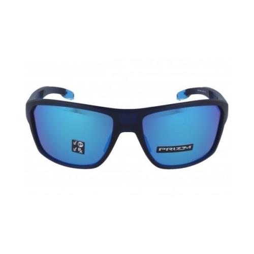 Oakley Polariserade Split Shot Solglasögon Blue, Herr