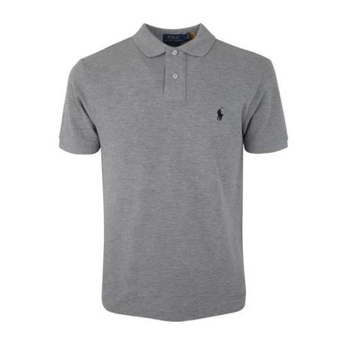 Ralph Lauren Polo Shirts Gray, Herr