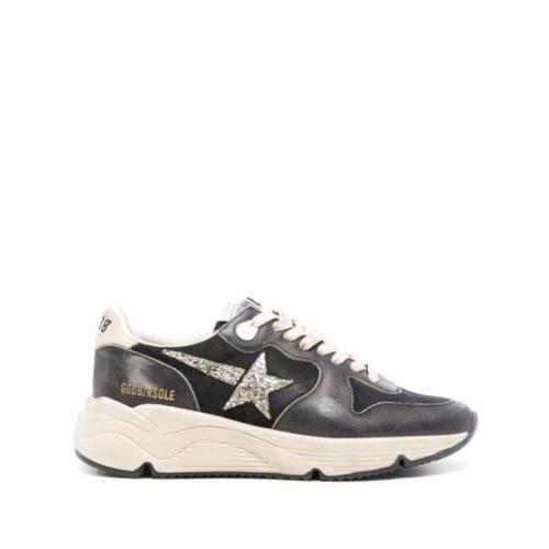 Golden Goose Blå Mocka Kalv Stjärna Sneakers Blue, Dam