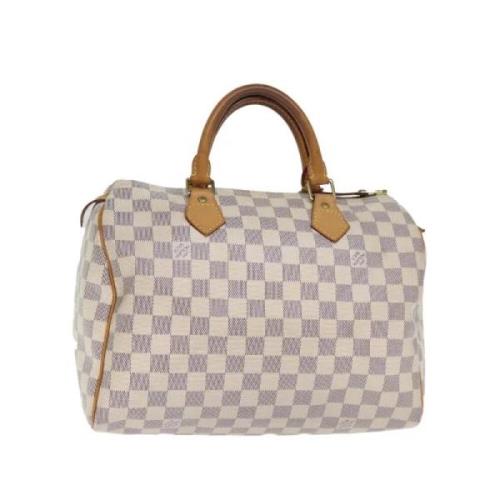 Louis Vuitton Vintage Pre-owned Canvas handvskor Beige, Dam