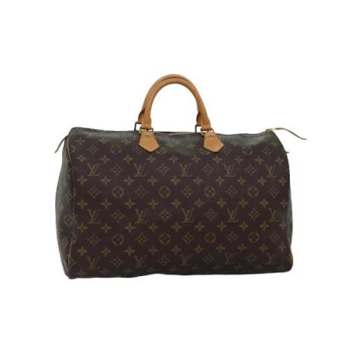 Louis Vuitton Vintage Pre-owned Canvas handvskor Brown, Dam