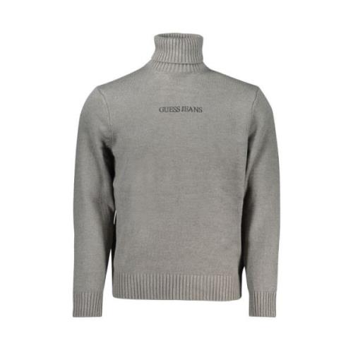 Guess Grå Akryl Turtleneck Tröja Gray, Dam