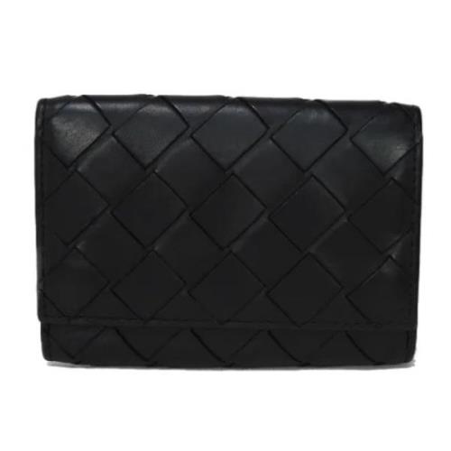 Bottega Veneta Vintage Pre-owned Laeder plnbcker Black, Dam