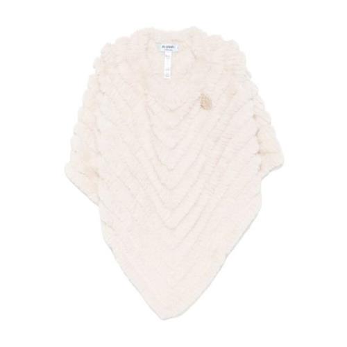 Blugirl Stiliga Sweaters för en Chic Look White, Dam