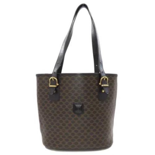 Celine Vintage Pre-owned Plast celine-vskor Brown, Dam