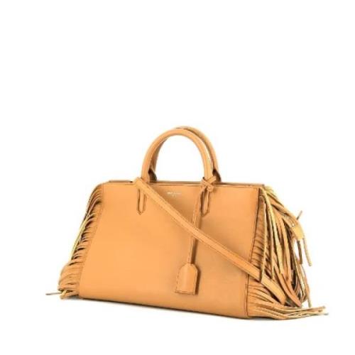 Yves Saint Laurent Vintage Pre-owned Laeder handvskor Orange, Dam