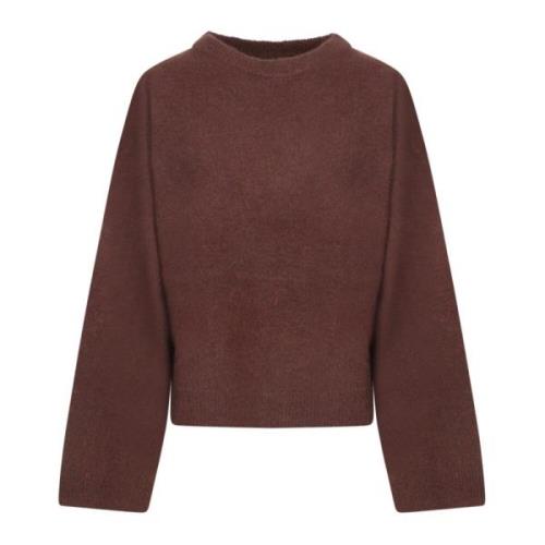 Loulou Studio Brun Stickat för Kvinnor Aw24 Brown, Dam