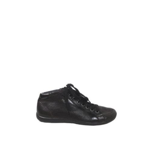 Prada Vintage Pre-owned Laeder sneakers Black, Dam