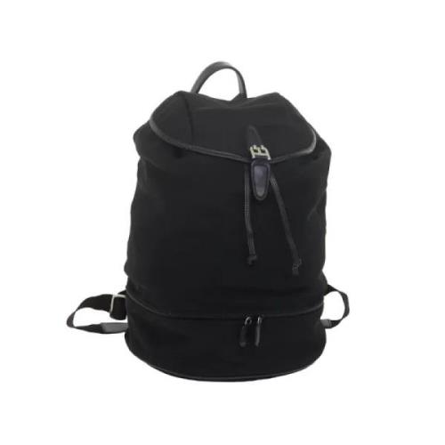 Bally Pre-owned Pre-owned Canvas ryggsckar Black, Dam