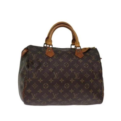 Louis Vuitton Vintage Pre-owned Canvas handvskor Brown, Dam