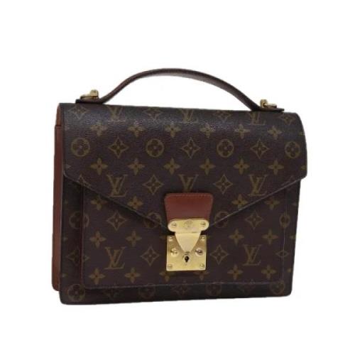 Louis Vuitton Vintage Pre-owned Canvas louis-vuitton-vskor Brown, Dam