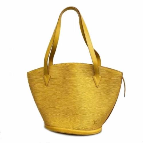 Louis Vuitton Vintage Pre-owned Laeder louis-vuitton-vskor Yellow, Dam