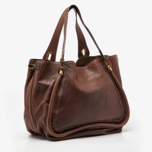 Chloé Pre-owned Pre-owned Laeder axelremsvskor Brown, Dam