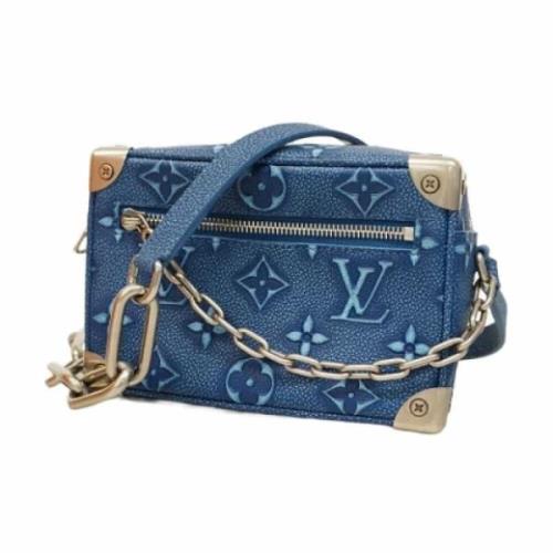 Louis Vuitton Vintage Pre-owned Laeder louis-vuitton-vskor Blue, Dam