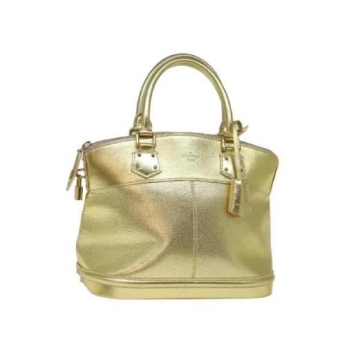 Louis Vuitton Vintage Pre-owned Laeder handvskor Yellow, Dam