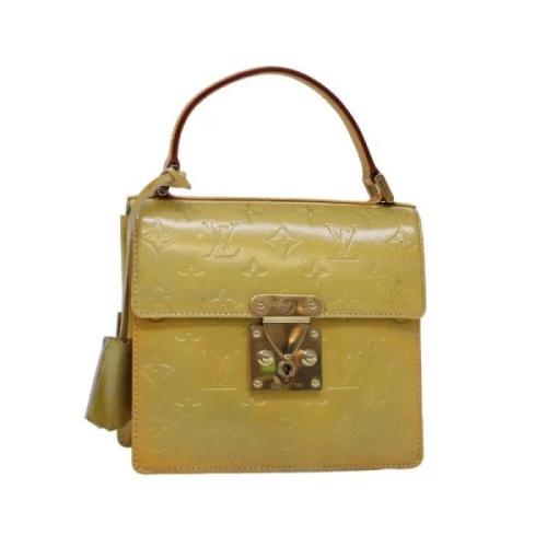 Louis Vuitton Vintage Pre-owned Laeder handvskor Yellow, Dam