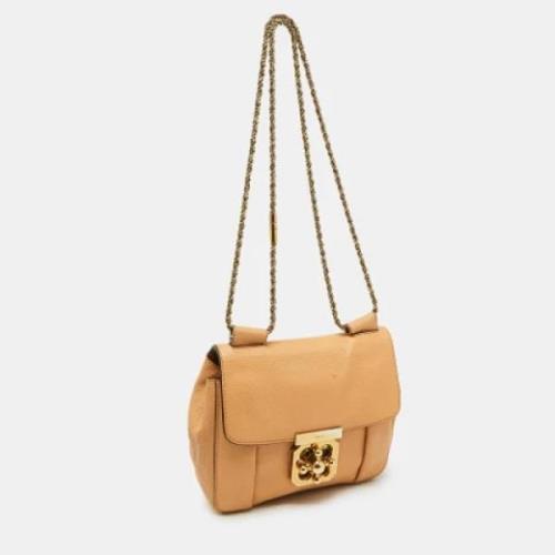 Chloé Pre-owned Pre-owned Laeder axelremsvskor Beige, Dam