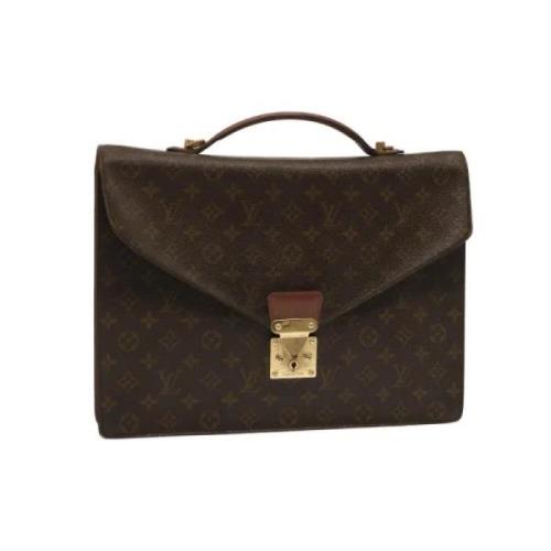 Louis Vuitton Vintage Pre-owned Canvas louis-vuitton-vskor Brown, Dam