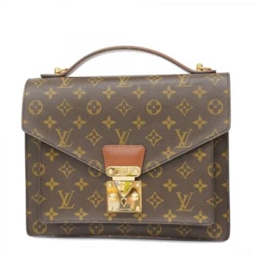 Louis Vuitton Vintage Pre-owned Canvas louis-vuitton-vskor Brown, Dam