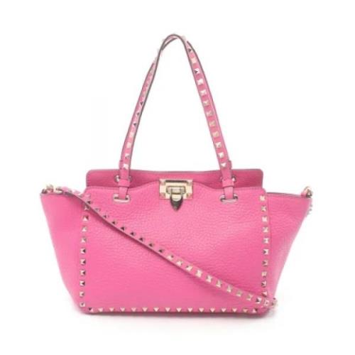 Valentino Vintage Pre-owned Laeder handvskor Pink, Dam