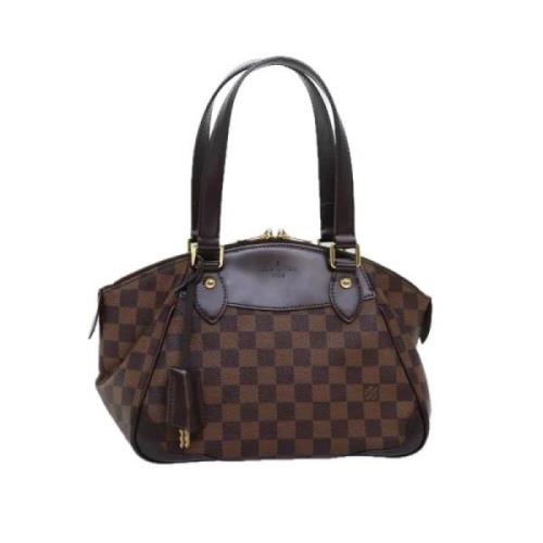 Louis Vuitton Vintage Pre-owned Canvas handvskor Brown, Dam