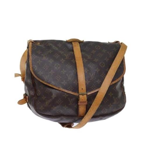 Louis Vuitton Vintage Pre-owned Canvas louis-vuitton-vskor Brown, Dam