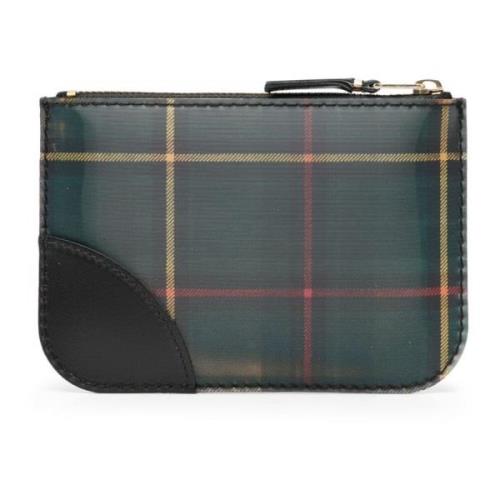 Comme des Garçons Holografisk Tartan Plånbok Green, Herr