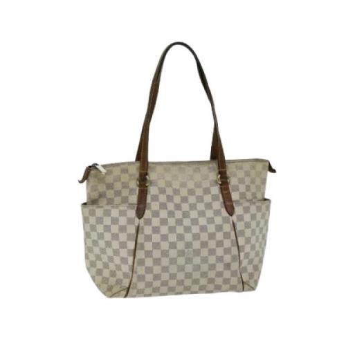 Louis Vuitton Vintage Pre-owned Canvas louis-vuitton-vskor Beige, Dam